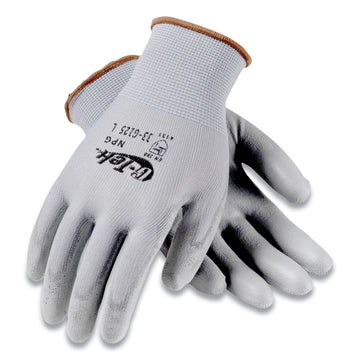 G-Tek® Gp Polyurethane-coated Nylon Gloves, Large, Gray, 12 Pairs freeshipping - TVN Wholesale